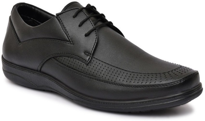 Egoss black hot sale formal shoes