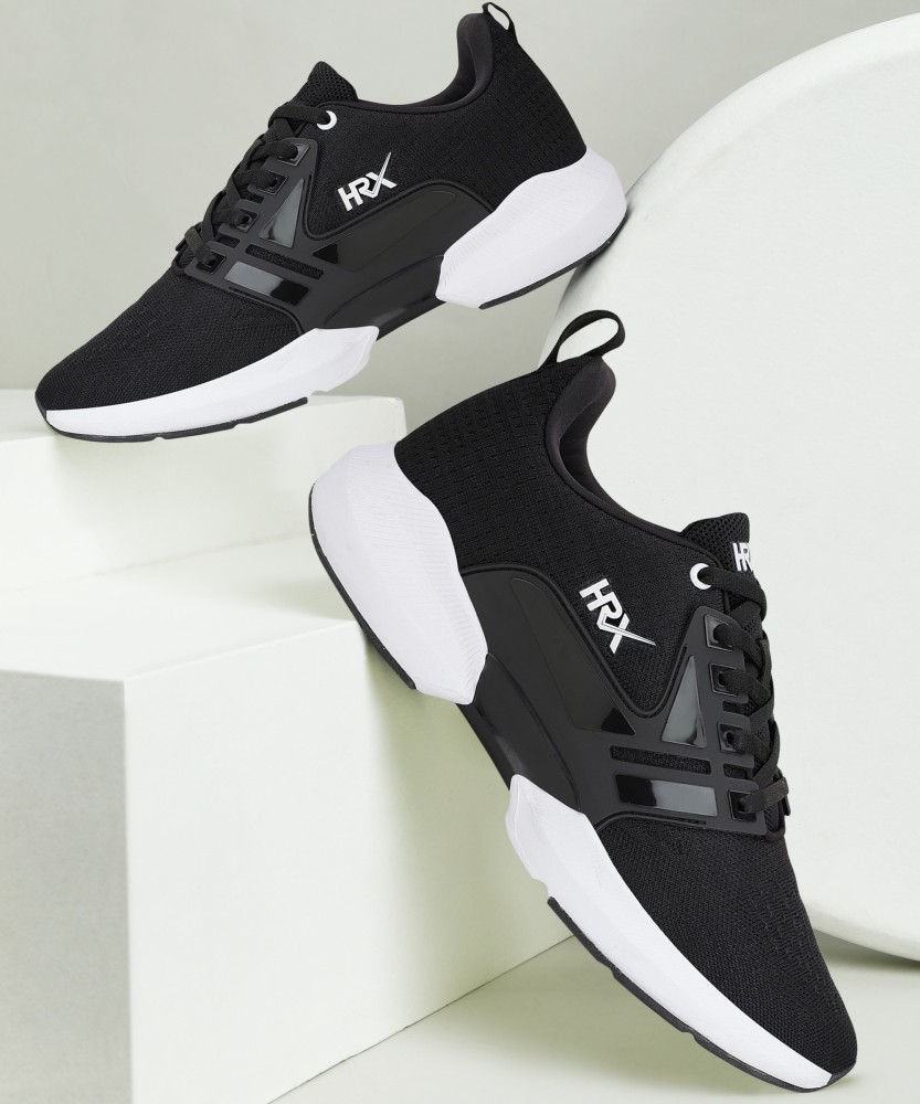 Hrx by hrithik roshan men black running on sale shoes