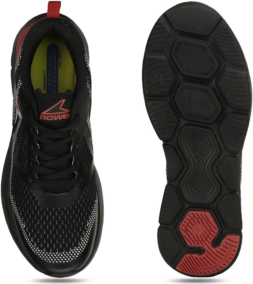 Power walk clearance on memory foam