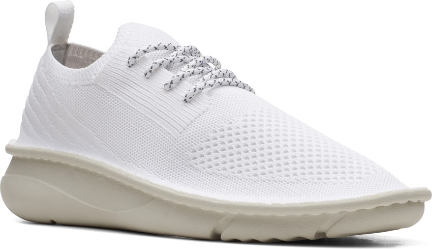 Clarks white tennis on sale shoes