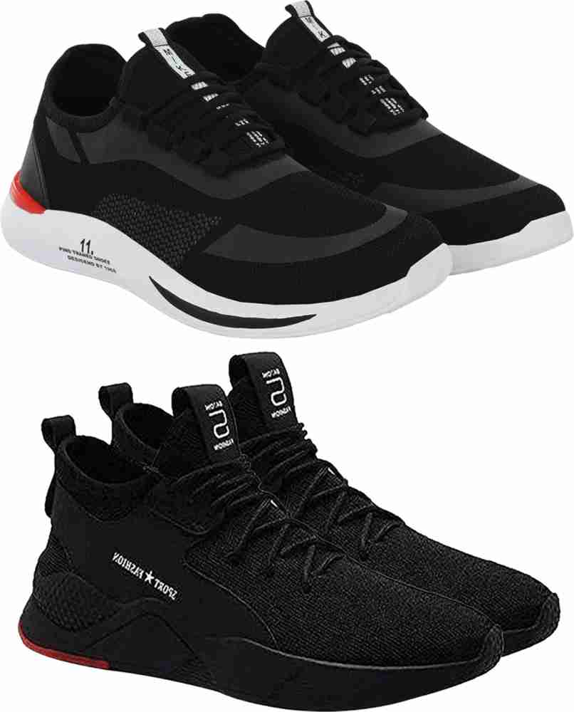 BIRDE Combo Pack of 2 Sports Shoes Running Shoes For Men