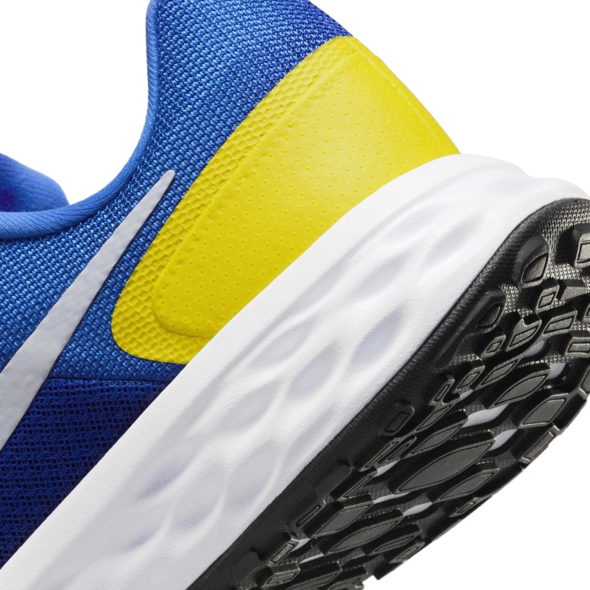 Blue and yellow nike running outlet shoes