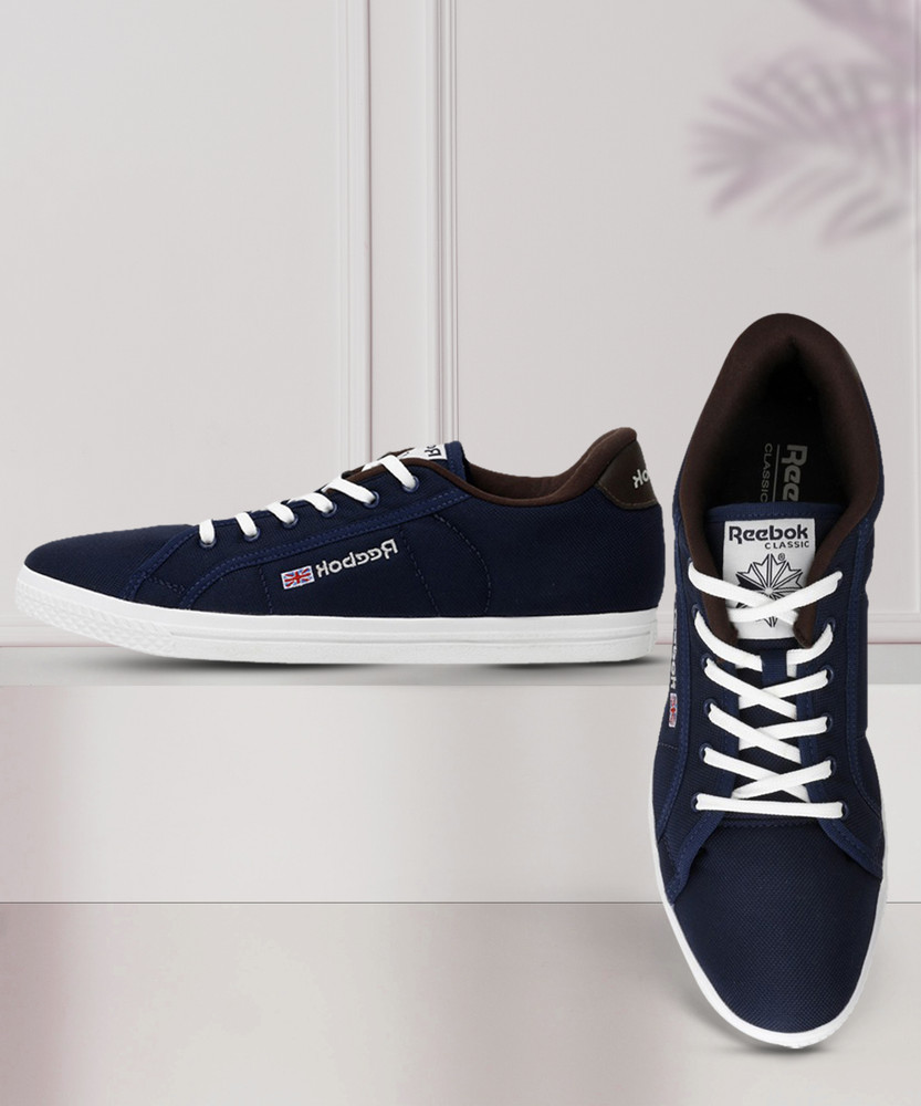 REEBOK Court Canvas Shoes For Men Buy NAVY CHALK EARTH WHITE