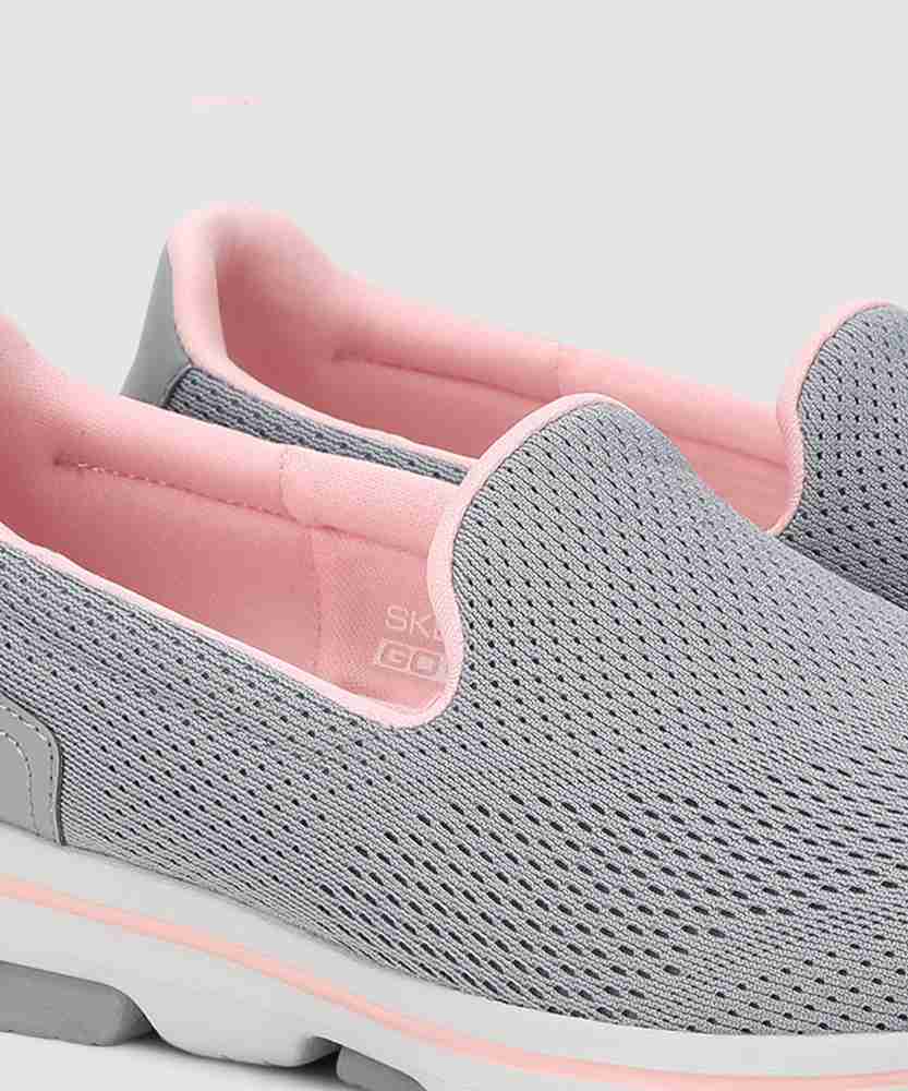 Pink Skechers Go Walk Sparkle Slip On Skechers Gowalk Prized Women's  Slip-on Shoes Skechers GO WALK