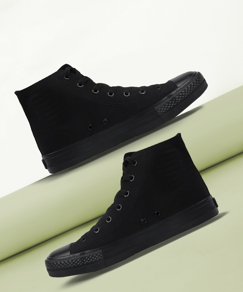 All black canvas trainers new arrivals