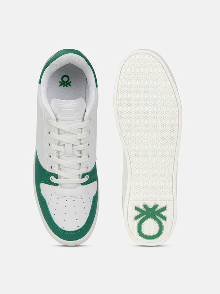 Benetton green shoes sales