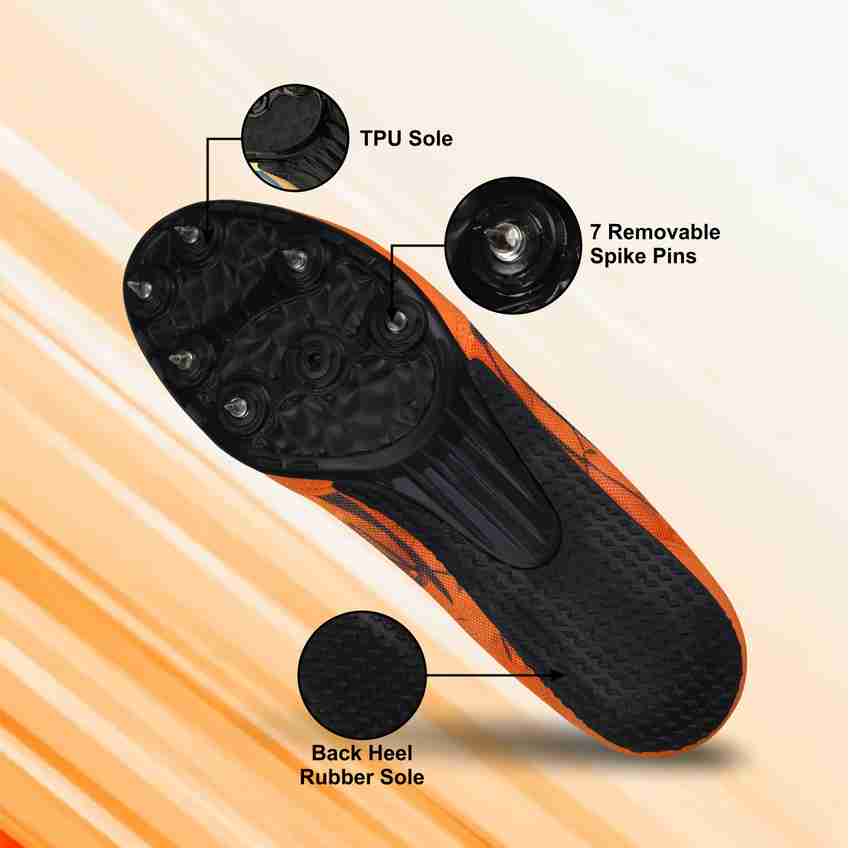 Rubber bottom track spikes store