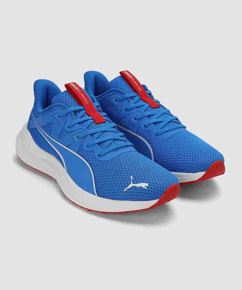 Puma blue shop running shoes