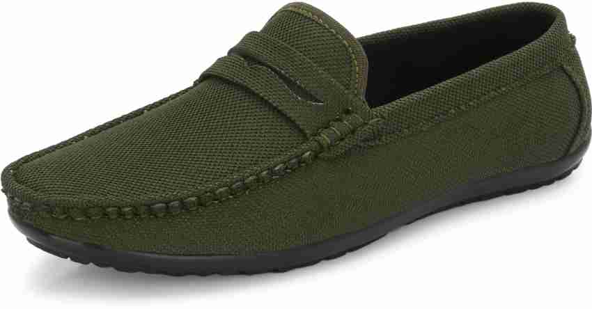 Stylelure Olive Green Eco Friendly Light Weight Flexible Mesh Knit Loafers Driving Shoes For Men Buy Stylelure Olive Green Eco Friendly Light Weight Flexible Mesh Knit Loafers Driving Shoes