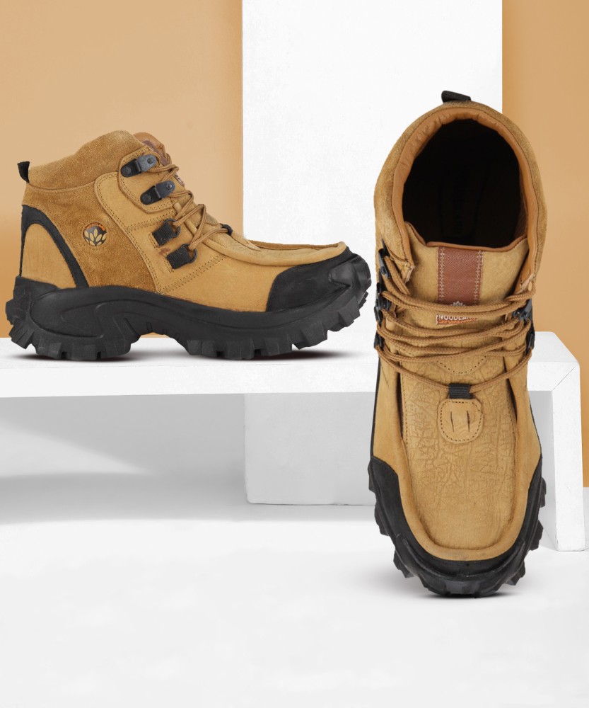 WOODLAND Boots For Men Buy CAMEL Color WOODLAND Boots For Men