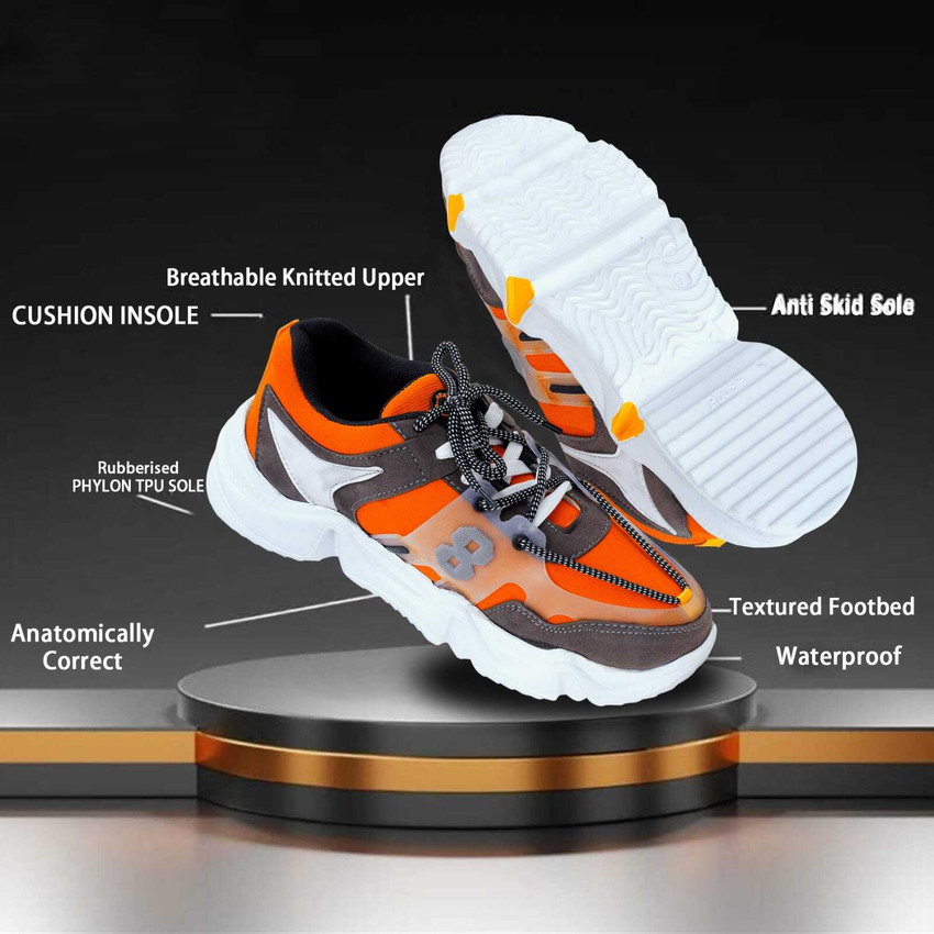 Multi color gym shoes top