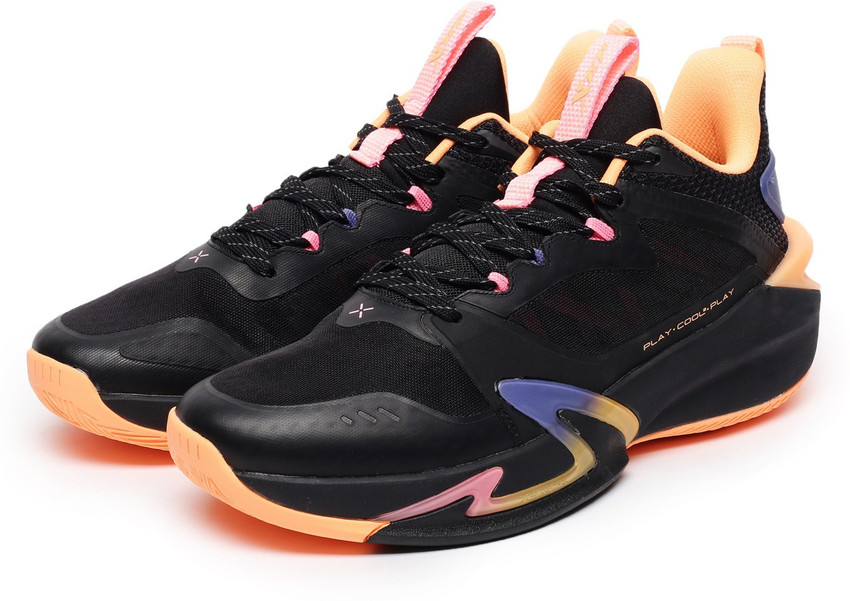 Neon orange basketball shoes online
