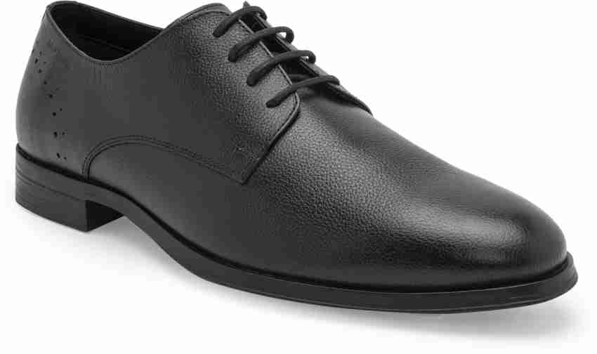 Red tape black sales derby formal shoes