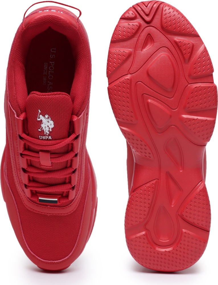 Polo 2024 red sneakers