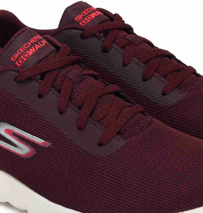 Skechers go hotsell walk maroon