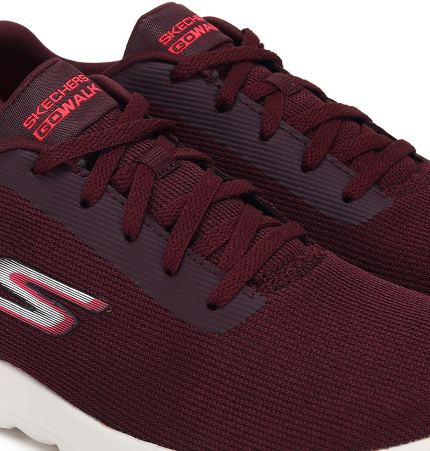 Skechers go 2024 walk 5 burgundy