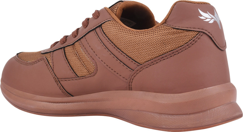 LIBERTY Bighorn Trainer Brown Sports Shoes Running Shoes For Men