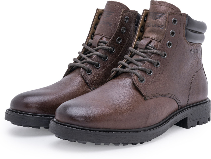 Red tape boots flipkart online