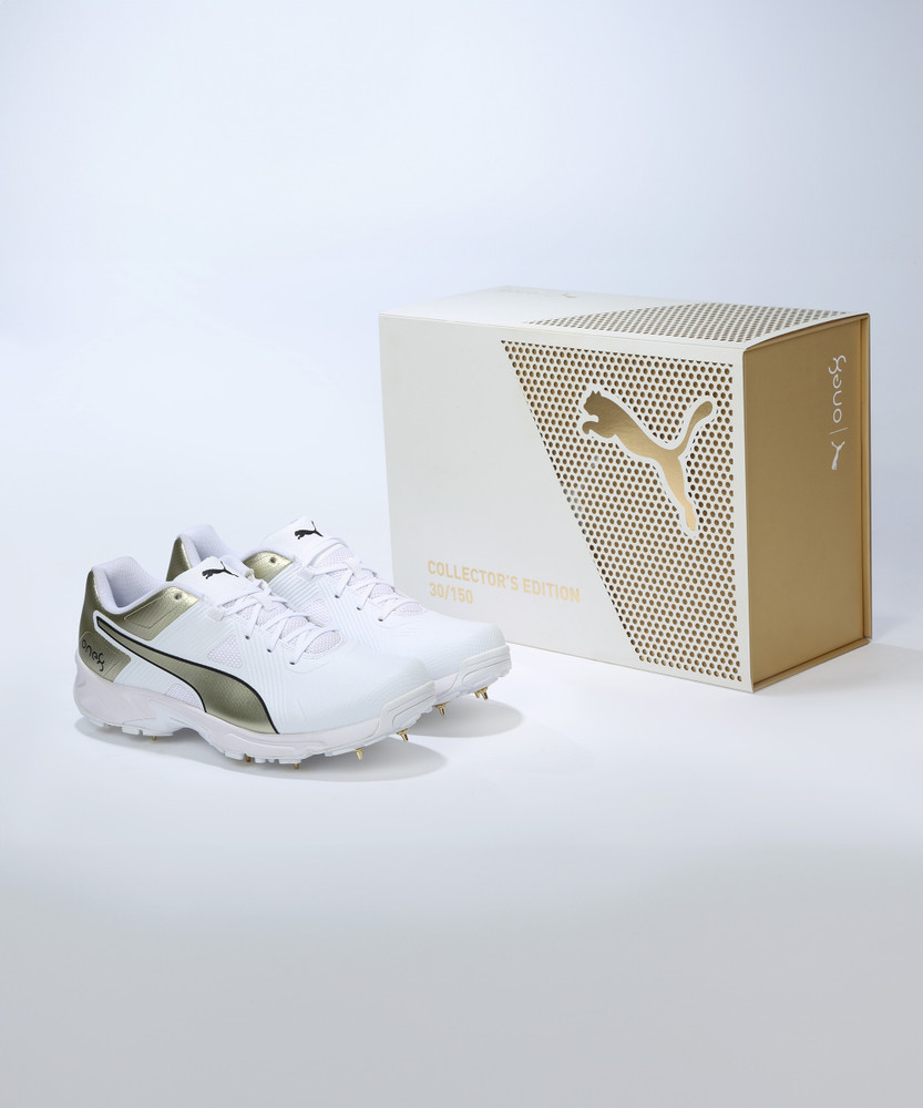 PUMA Virat Kohli x Spike 19.1 Gold Collectors Edition Cricket Shoes For Men Buy PUMA Virat Kohli x Spike 19.1 Gold Collectors Edition Cricket Shoes For Men Online at Best Price