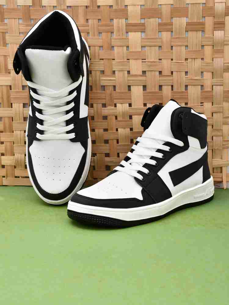 Black high top hip hop shoes on sale