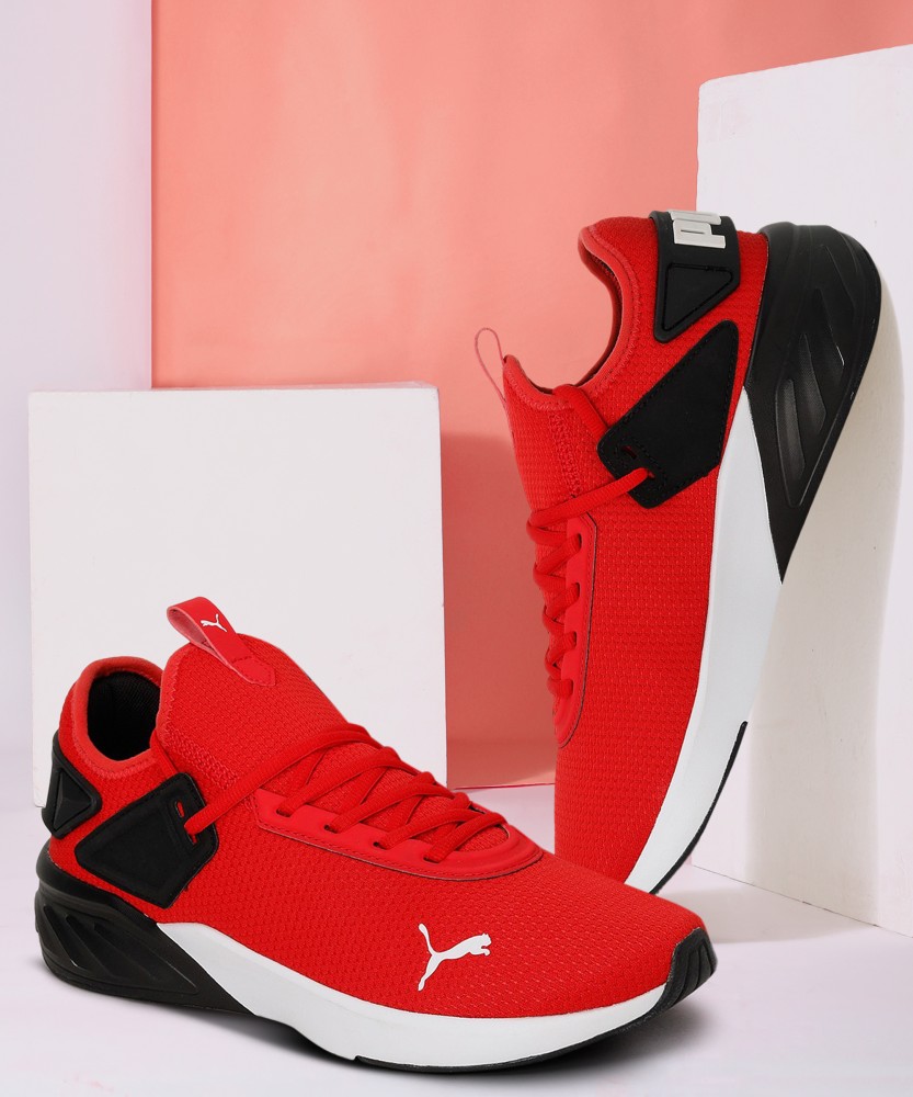 Puma red sport shoes best sale