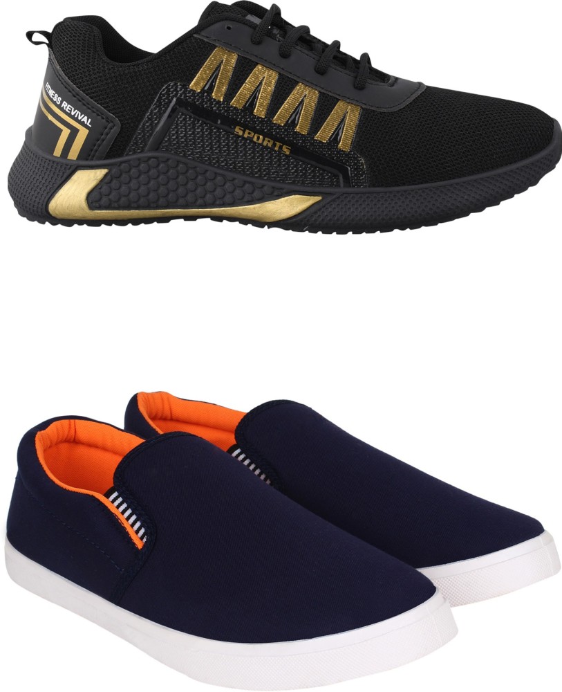 Buy WORLD WEAR FOOTWEAR Men's (Combo-(2AMZ)-9462-9422) Multicolor Sport  Sneakers Running Shoes 7 UK at Amazon.in