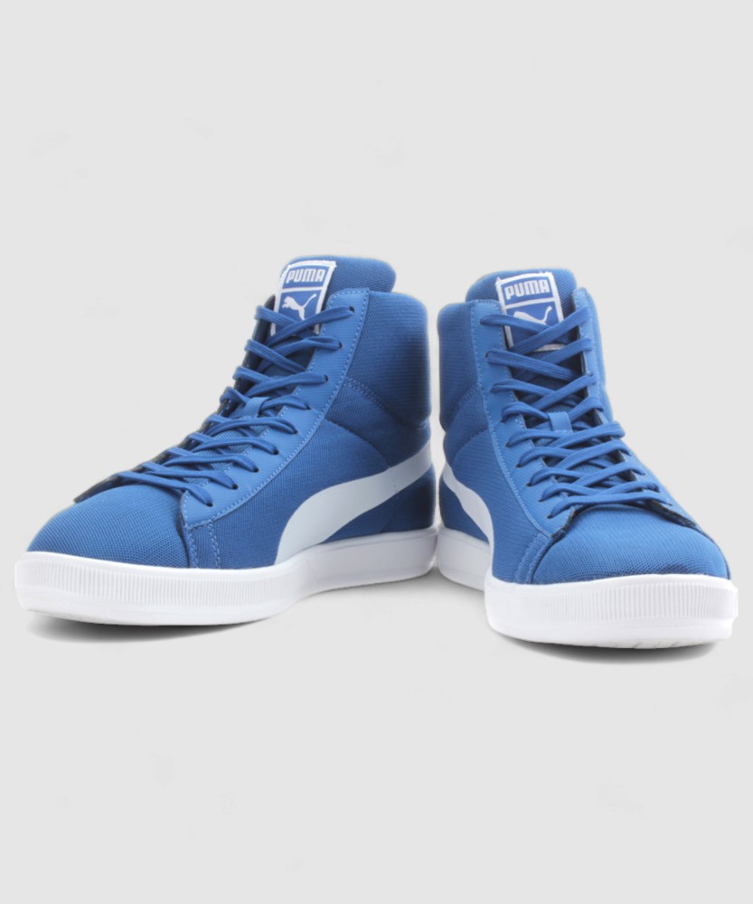 PUMA Archive Lite Mid Mesh RT Sneakers For Men Buy Snorkel Blue White Color PUMA Archive Lite Mid Mesh RT Sneakers For Men Online at Best Price Shop Online for