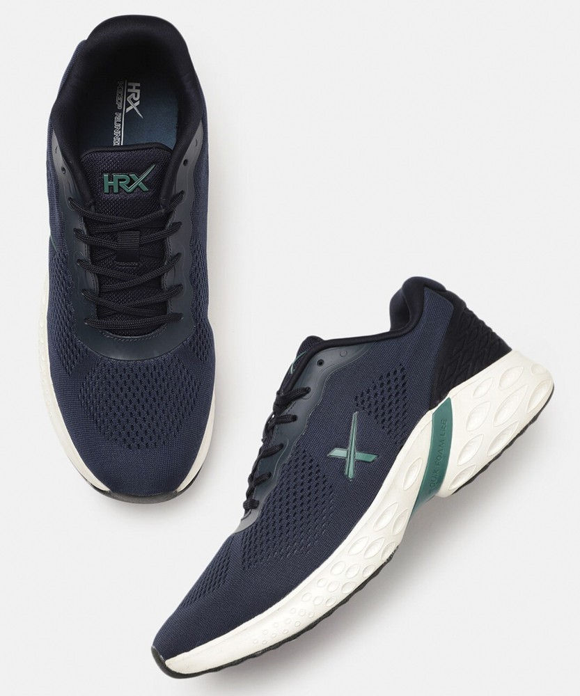 HRX by Hrithik Roshan HRX by Hrithik Roshan Men Navy Blue Knit Run 1.2 Running Shoes Running Shoes For Men Buy HRX by Hrithik Roshan HRX by Hrithik Roshan Men Navy