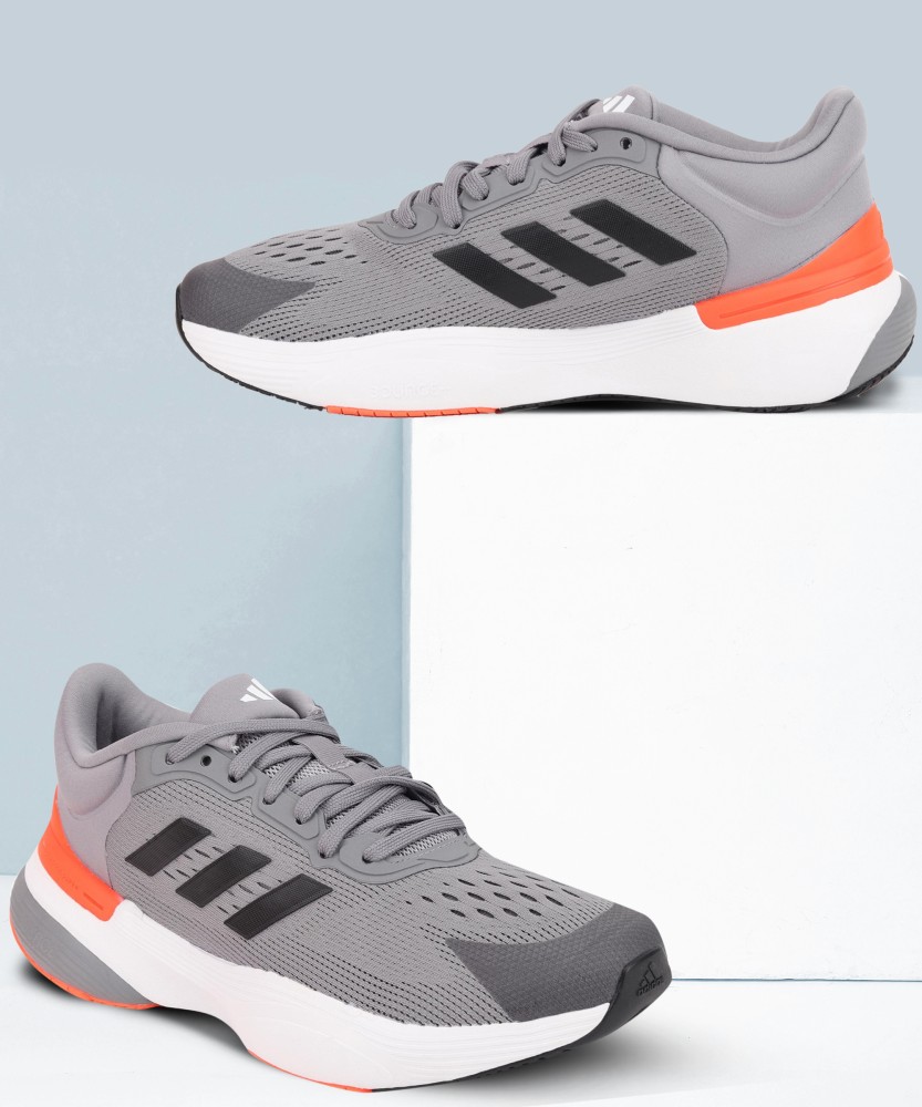 Adidas grey hotsell orange shoes