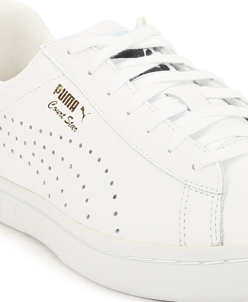 PUMA Court Star NM Sneakers For Men Buy Puma White Cashmere Blue Color PUMA Court Star NM Sneakers For Men Online at Best Price Shop Online for Footwears in India