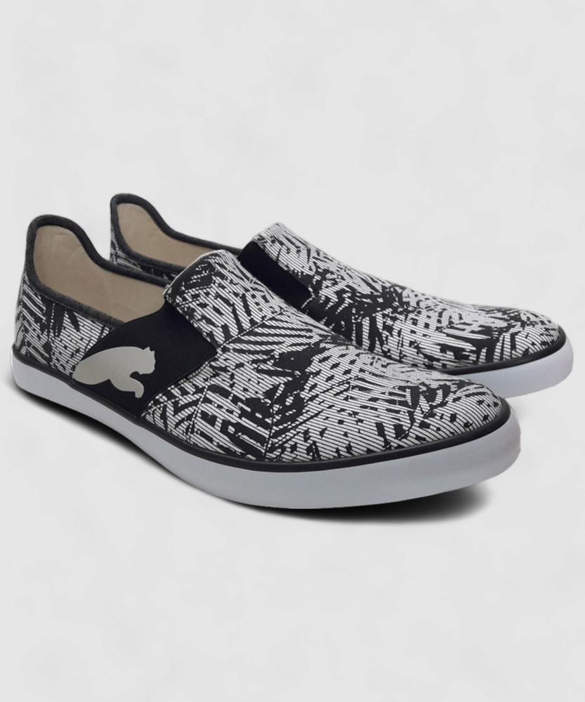 PUMA Lazy Slip On Graphic DP Sneakers For Women Buy black gray violet white Color PUMA Lazy Slip On Graphic DP Sneakers For Women Online at Best Price Shop Online for Footwears
