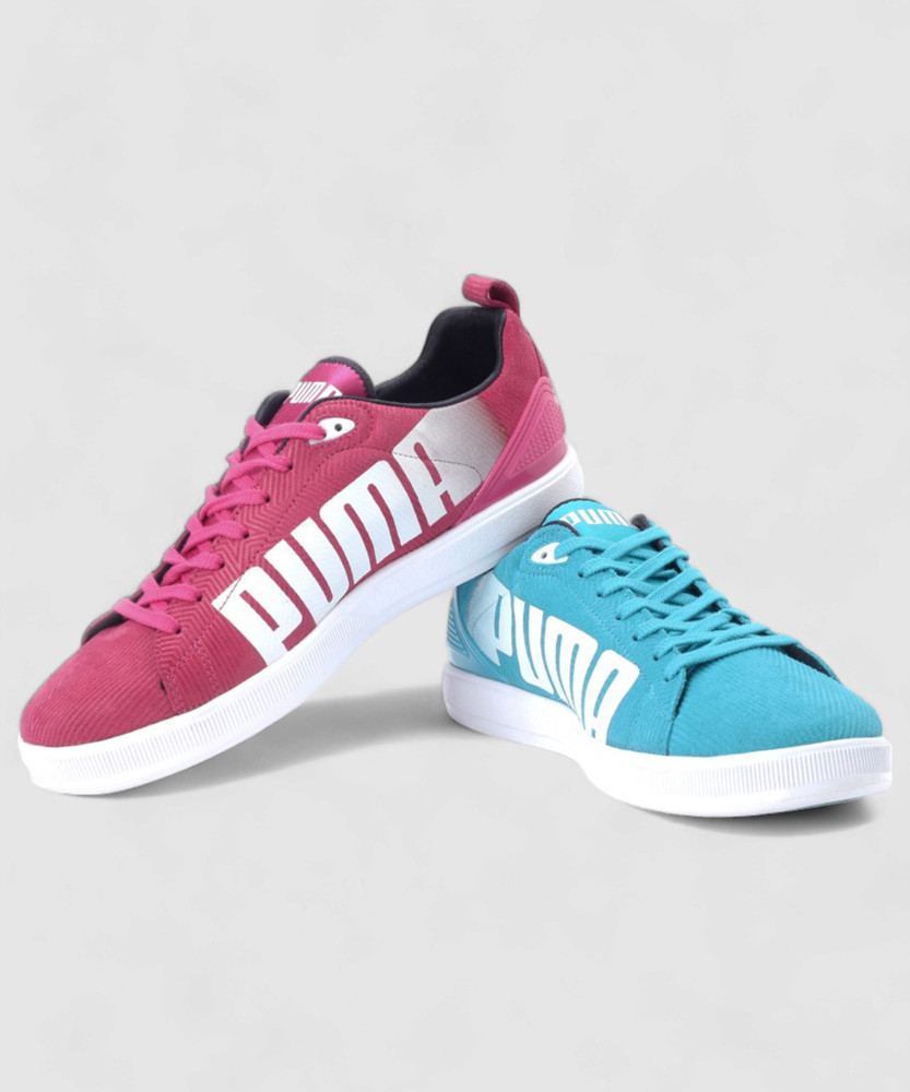 Puma pink and blue shoes shop