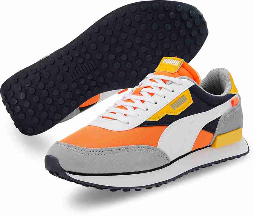 Puma future rider black best sale orange grey