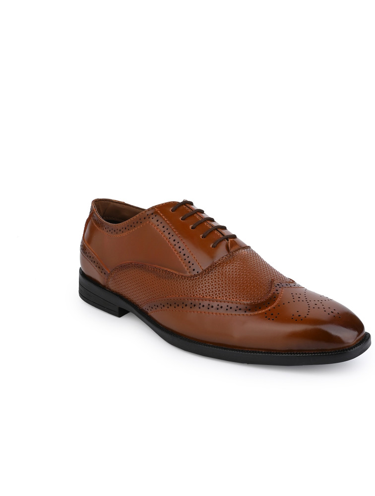 ALBERTO TORRESI Alberto Torresi Tan Formal 594 Brogue shoes Slip On For Men Buy ALBERTO TORRESI Alberto Torresi Tan Formal 594 Brogue shoes Slip On For Men Online at Best Price