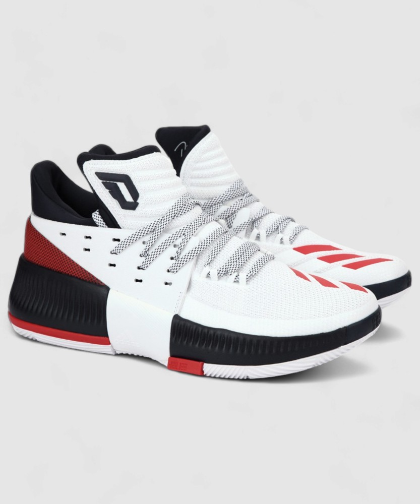 ADIDAS DAME 3 Basketball Shoes For Men Buy FTWWHT SCARLE CONAVY Color ADIDAS DAME 3 Basketball Shoes For Men Online at Best Price Shop Online for Footwears in India Flipkart