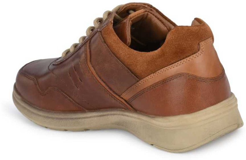 MONDAIN Comfortable Stylish 100 Genuine Leather Casual Shoes Sneakers For Men