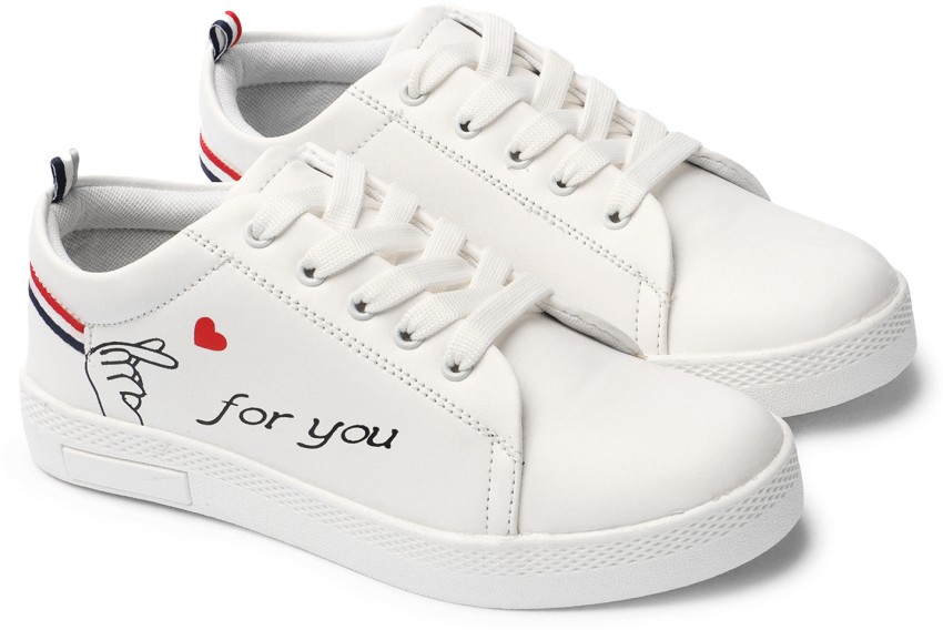 White shoes for on sale girls in flipkart