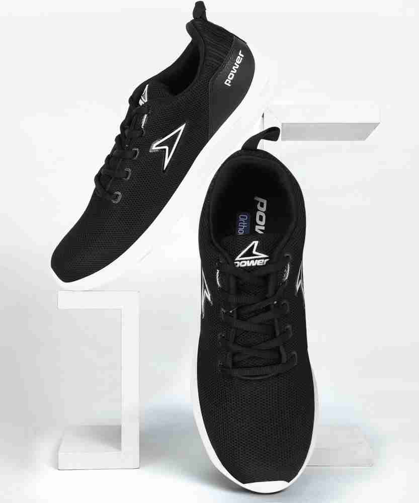 Power black sports shoes for men on sale