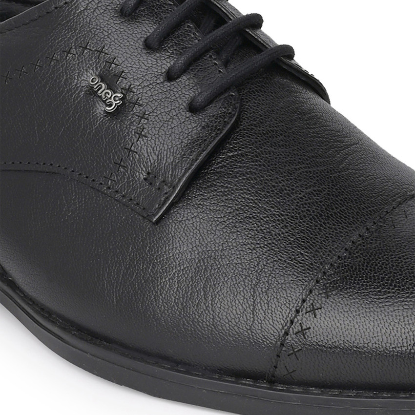 Red tape black hot sale derby formal shoes