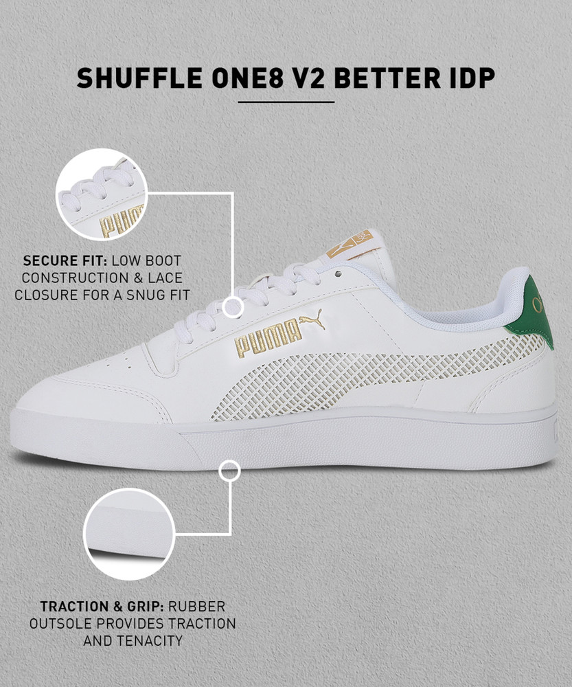PUMA Shuffle one8 V2 Better Sneakers For Men Buy PUMA Shuffle one8 V2 Better Sneakers For Men Online at Best Price Shop Online for Footwears in India Flipkart