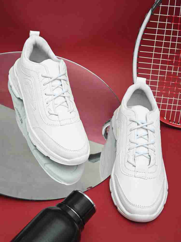 PUNCH WHITE - sneakers for men, white casual shoes for men, college shoes  for men, sneakers for boys