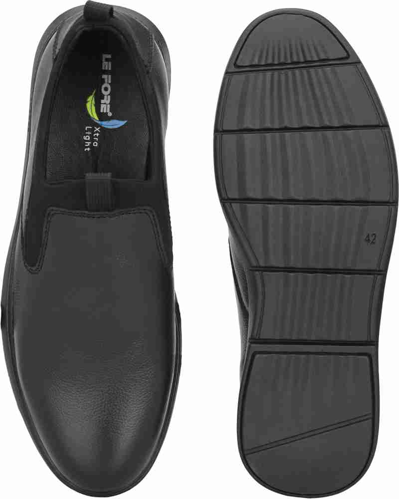 LEFORE Le Fore Comfortable Formal Leather Shoes For Men Slip On For Men Buy LEFORE Le Fore Comfortable Formal Leather Shoes For Men Slip On For Men Online at Best Price