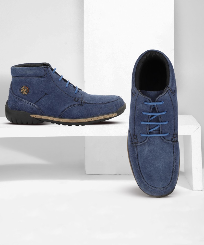 Woodland men's blue casual on sale shoes