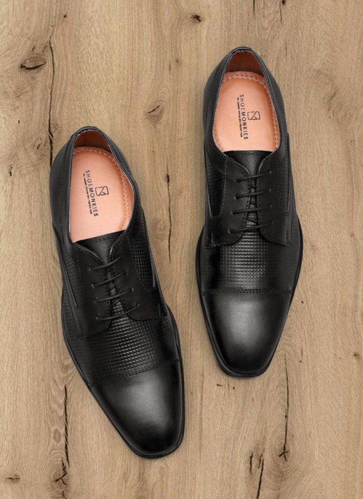 Buy SHOEMONKIES Patent Leather Formal Derby Shoe for Men - 8