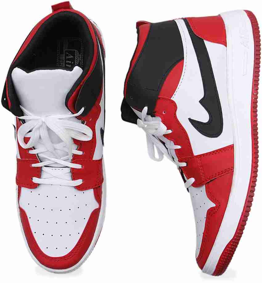 Shreyansh Red Jordan shoe 6 High Tops For Men Buy Shreyansh Red Jordan shoe 6 High Tops For Men Online at Best Price Shop Online for Footwears in India Flipkart