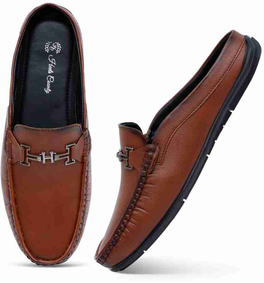 Heels County Back Open Shoes Half Cut Loafers For Men Buy Heels County Back Open Shoes Half Cut Loafers For Men Online at Best Price Shop Online for Footwears in