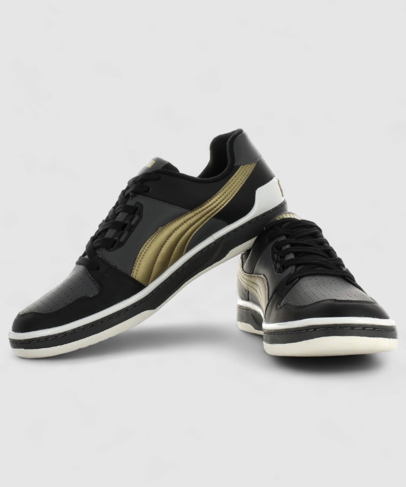 PUMA Unlimited Lo DP Sneakers For Men Buy Dark Shadow Black Metallic Gold Color PUMA Unlimited Lo DP Sneakers For Men Online at Best Price Shop Online for Footwears in