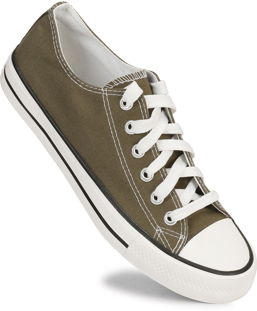 Army green canvas shoes sale
