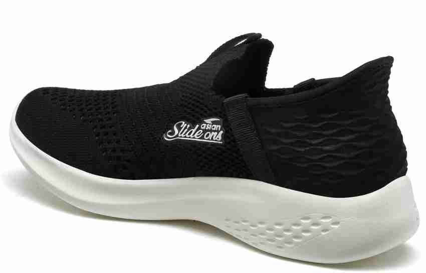 asian Slide On Ladies 02 Black Made of Stiffeners Foam Cushioning for Hands Free Slip On Sneakers For Women Buy asian Slide On Ladies 02 Black Made of Stiffeners Foam Cushioning for Hands
