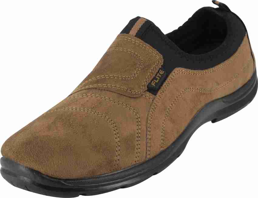 Redhead men's suede clearance moc slip on shoes